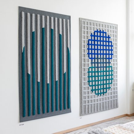 Studio Mieke Lucia - Wall carpet - Art, Craft, Design - textile design - minimal art - Arnhem - Dutch Design 