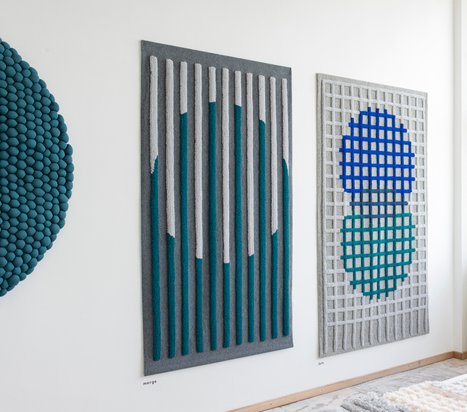 Textility - Mieke Lucia - Wall carpets - Textile design